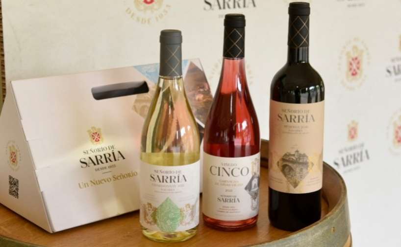 Señorío de Sarría presenta la nueva imagen de sus vinos