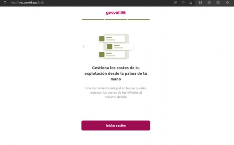 GESVID: OIVE lanza una app para la gestión de costes de cultivo de viñedo
