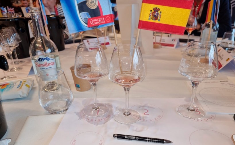 España, tercera en la sesión de rosados del Concours Mondial de Bruxelles 2023