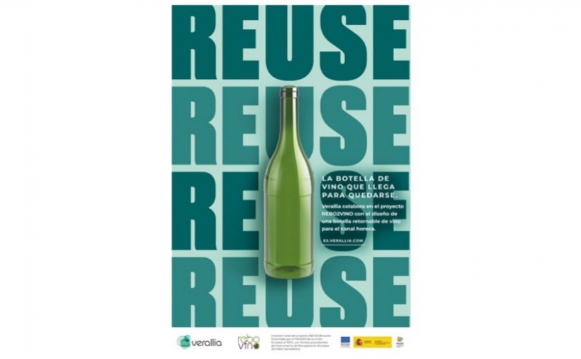 Verallia crea la botella de vidrio reutilizable para vino
