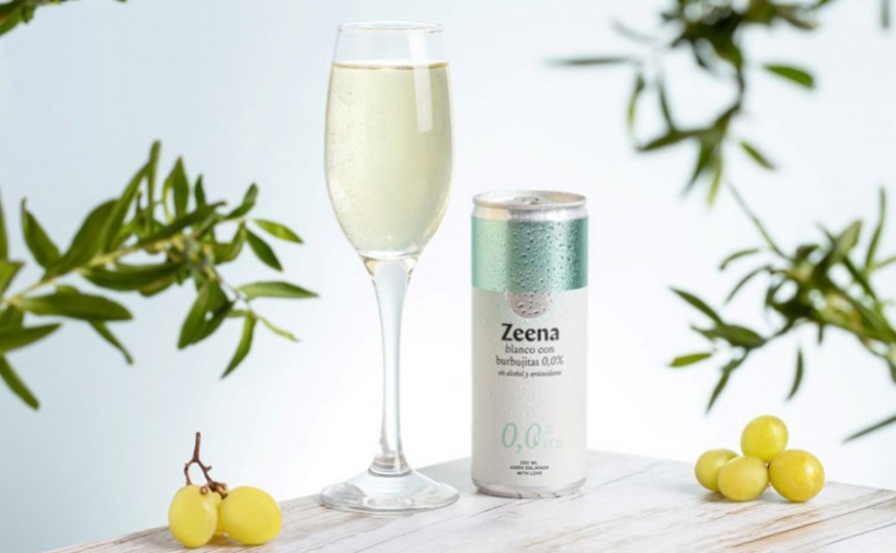 Zeena lanza su vino sin alcohol 0,0% en lata