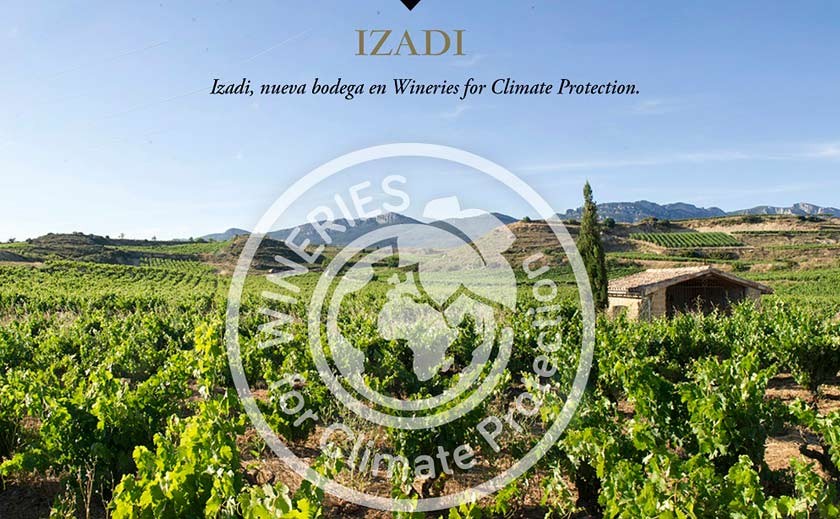 Izadi consigue el certificado Wineries for Climate Protection