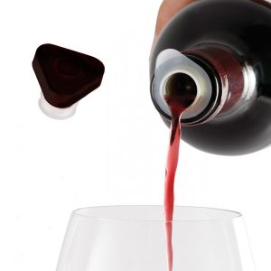Tapón vino negro 3 EN 1